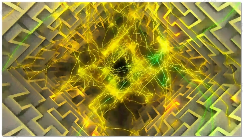 中空的隧道迷宮視頻素材