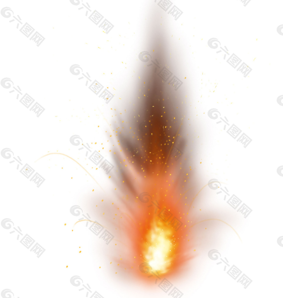 一束火焰png元素素材