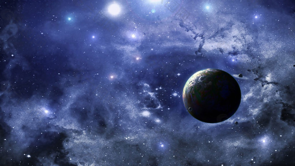 浪漫宇宙星球背景