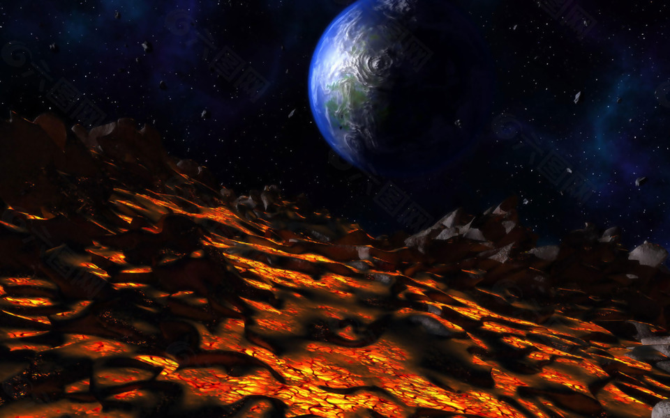 大氣宇宙巖漿背景
