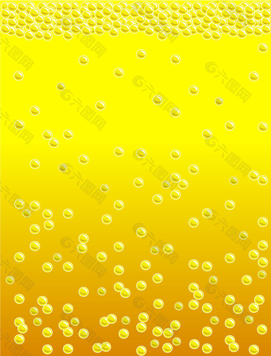 濃情小麥色啤酒矢量素材廣告背景