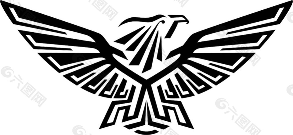 老鹰抽象图标免抠png透明素材
