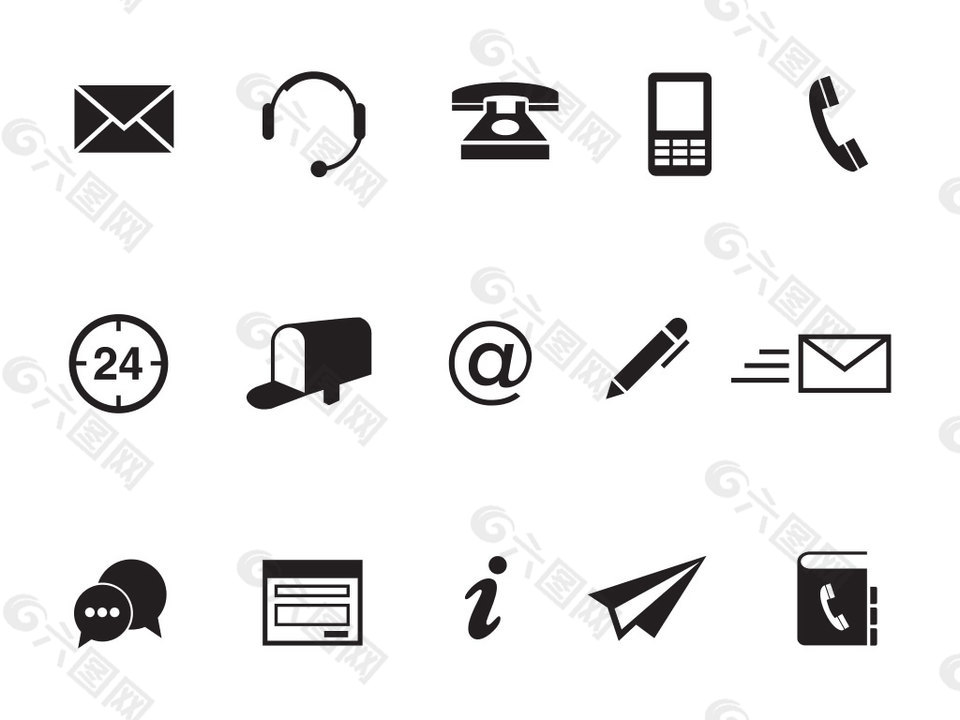 電話聯(lián)系元素圖標icon