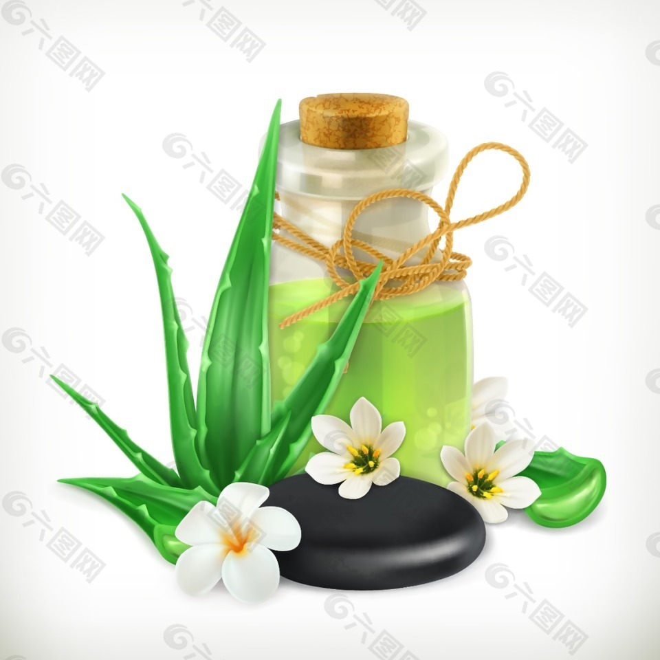 時(shí)尚美容精油靜物