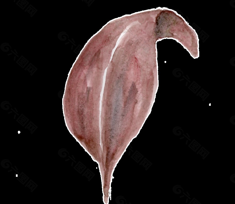 垂釣枝葉透明裝飾素材