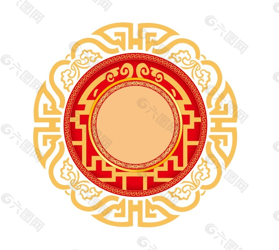 傳統(tǒng)中國(guó)窗花png元素