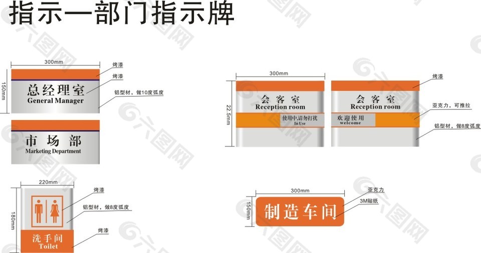 部門指示牌導視系統(tǒng)CDR矢量