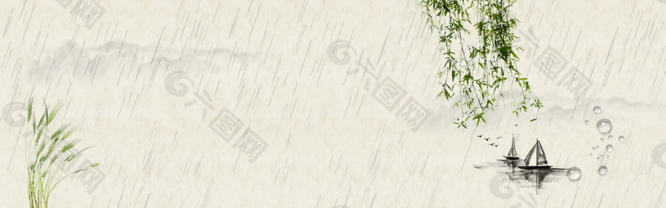 簡(jiǎn)約茶道banner背景設(shè)計(jì)