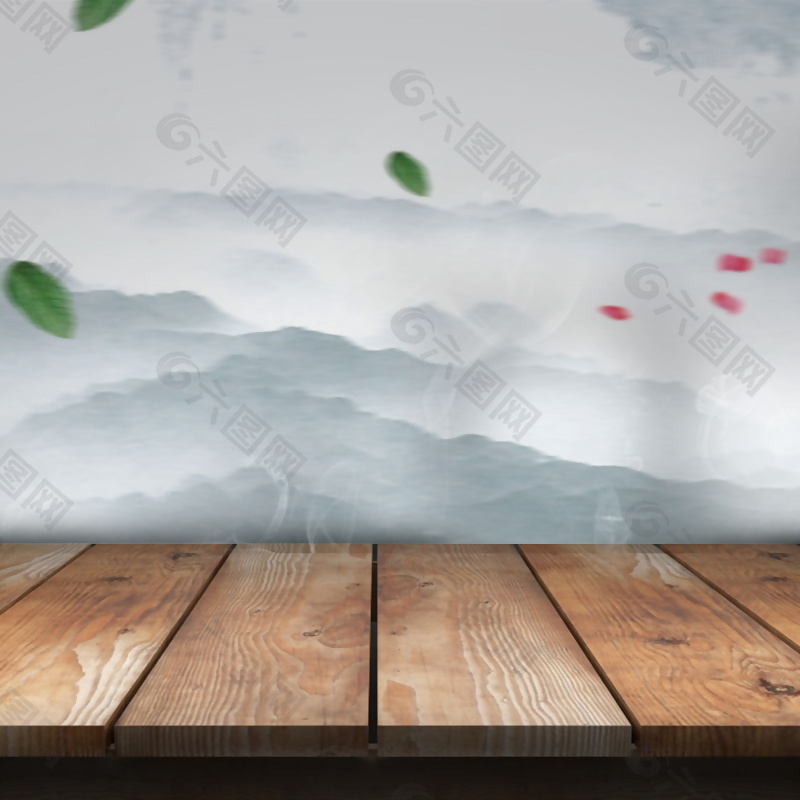 精美水墨風(fēng)格茶葉文化主圖設(shè)計(jì)