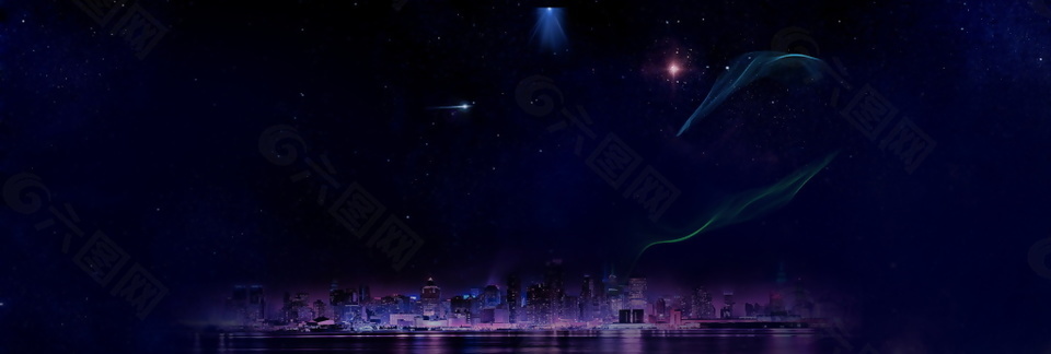 宇宙世界banner背景設(shè)計(jì)