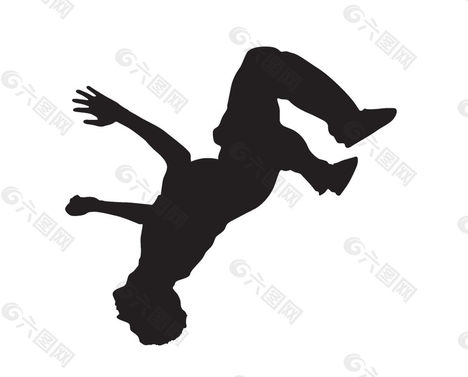 卡通跳高運動員png元素