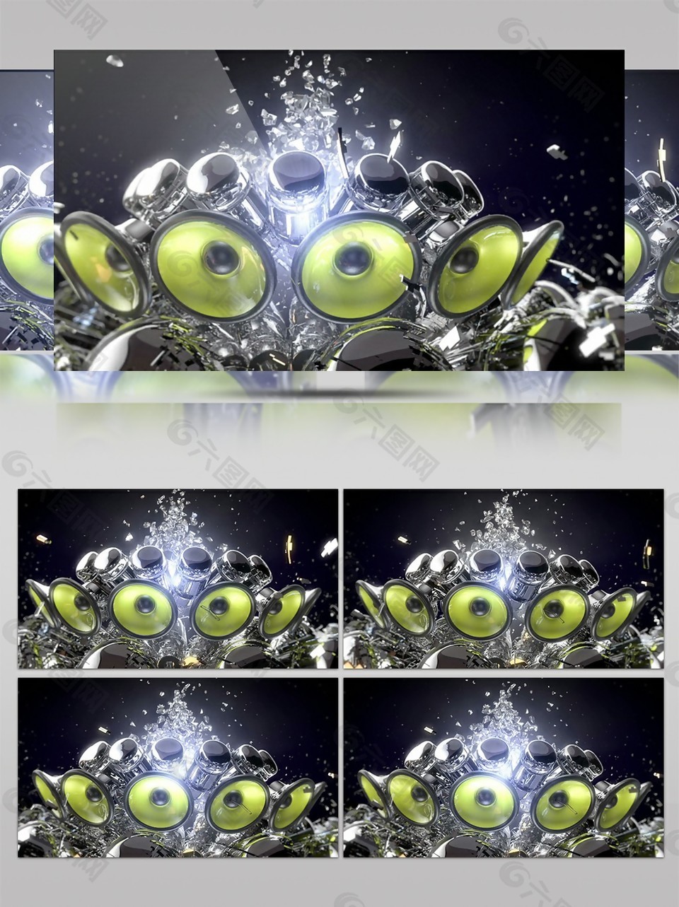 簡約動感大型活動會場音樂視頻素材