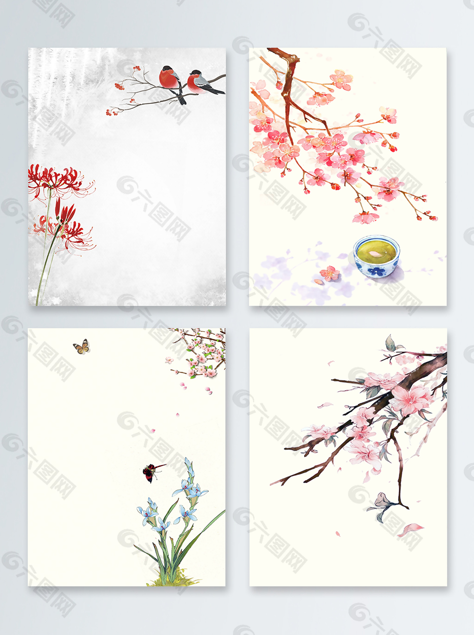時(shí)尚古風(fēng)中國(guó)風(fēng)海報(bào)背景