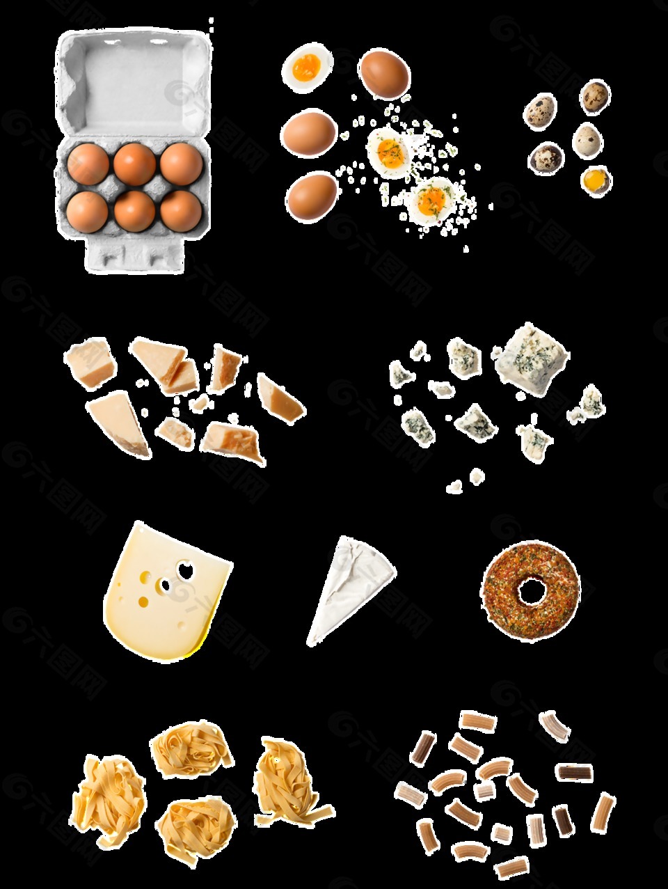 簡(jiǎn)約生活用品透明裝飾素材