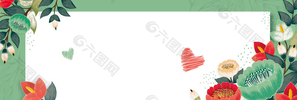 浪漫背景白色情人節(jié)背景