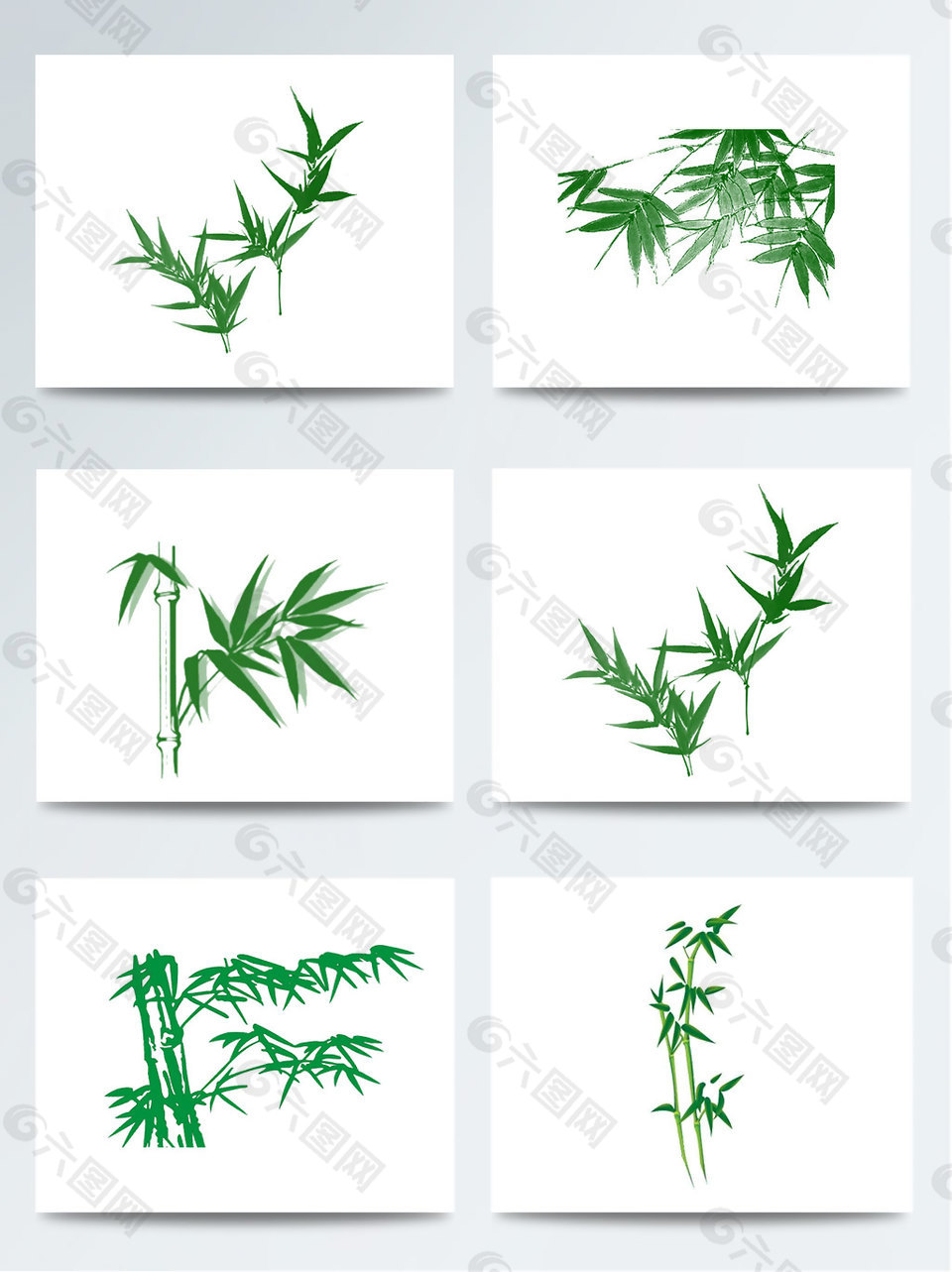 手繪竹子竹葉PNG設(shè)計元素