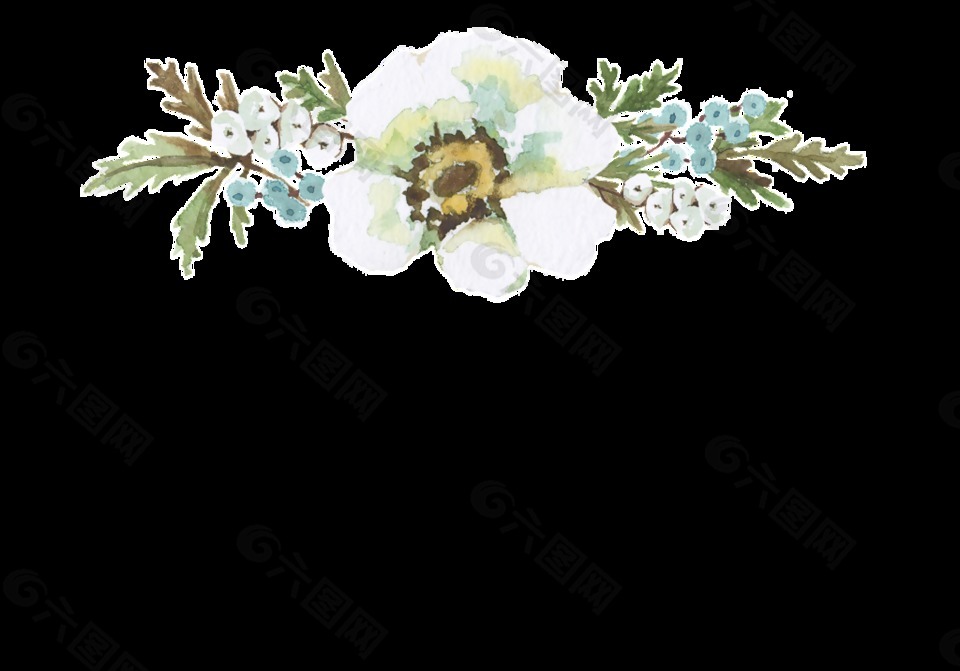 花環(huán)標題裝飾素材