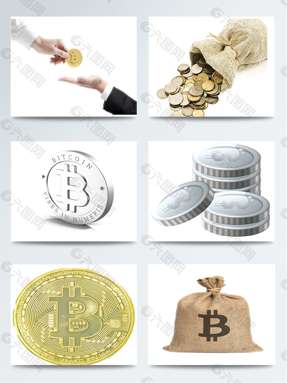 比貨幣元素實物寫實素材