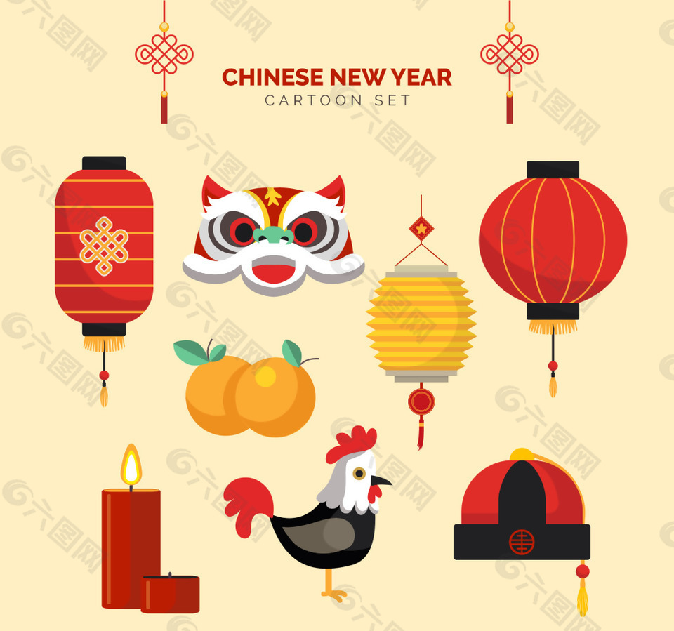 中國新年卡通素材