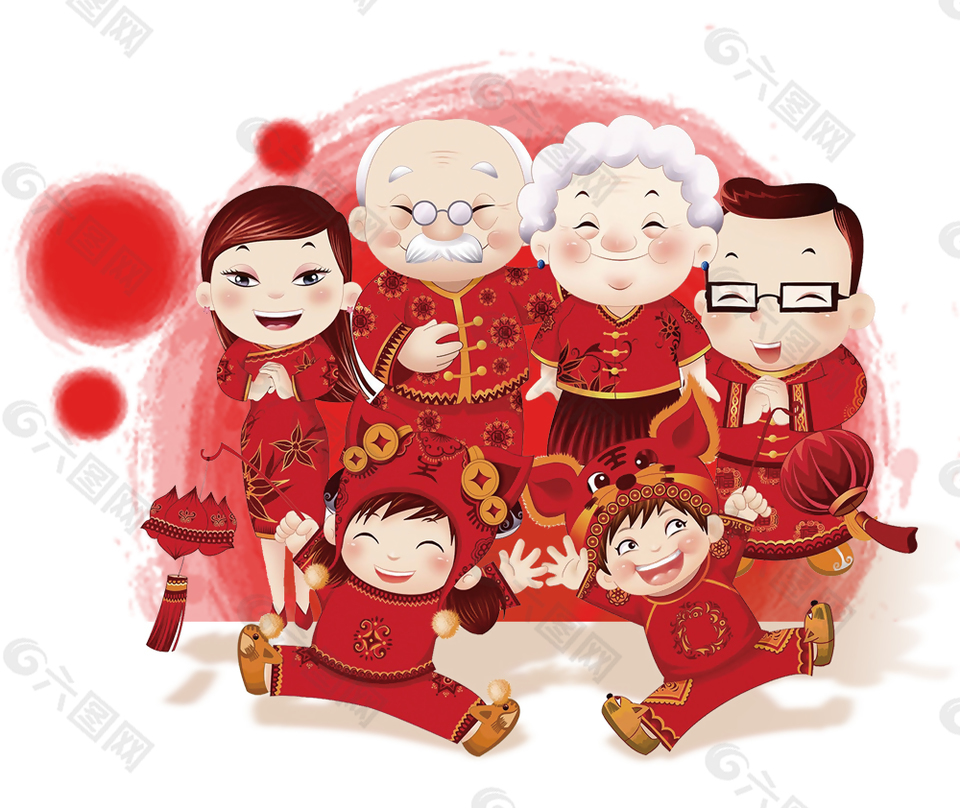 2018年春節過年一家人團圓飯