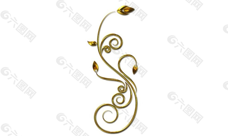 創(chuàng)意花紋裝飾png元素