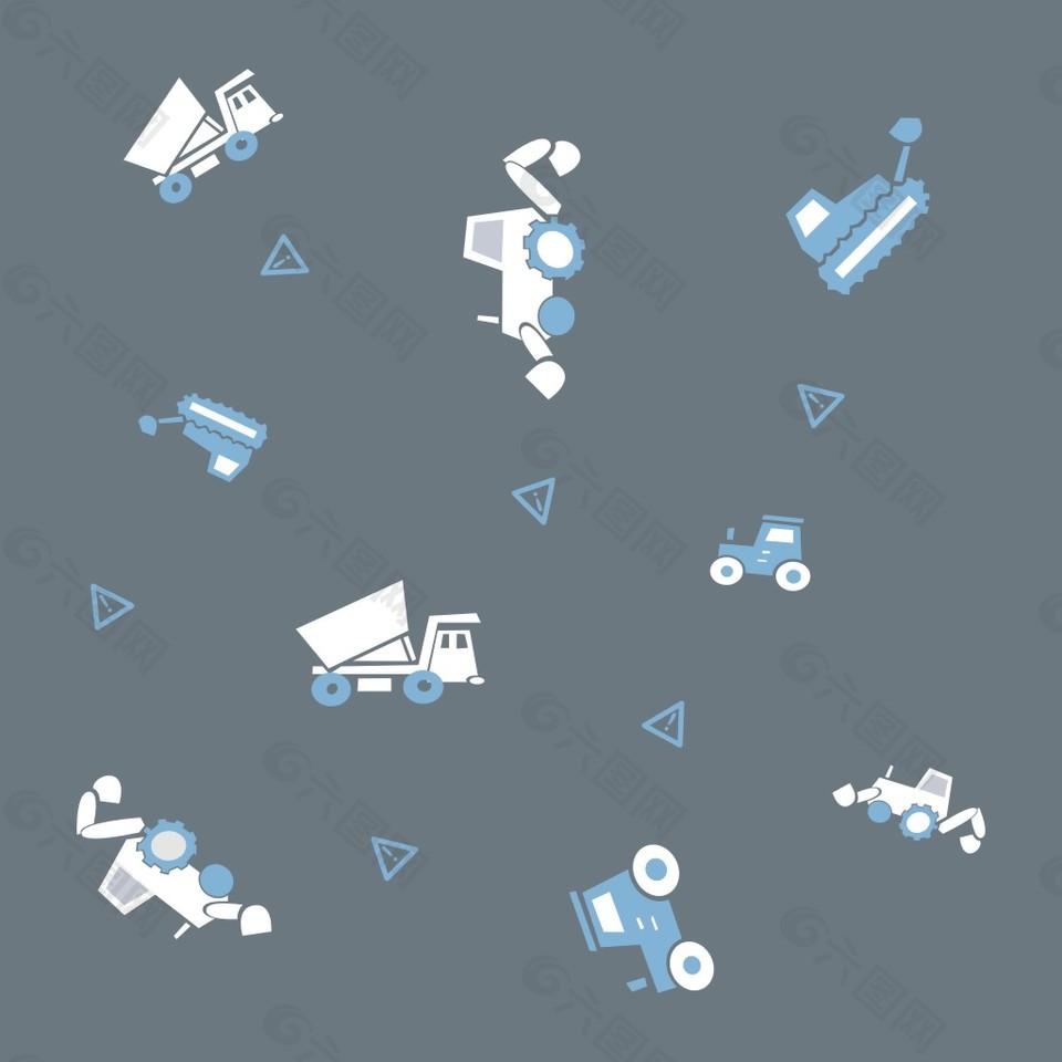 卡通車輛插畫