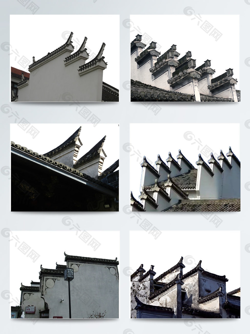 徽派建筑馬頭墻圖案