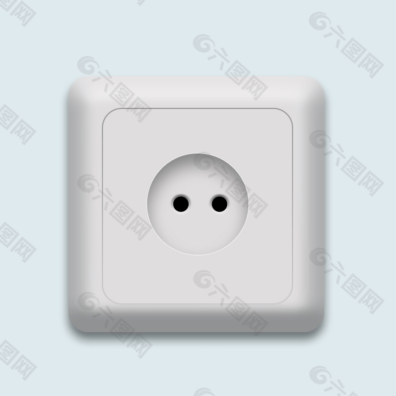 插座白色電商psd源文件