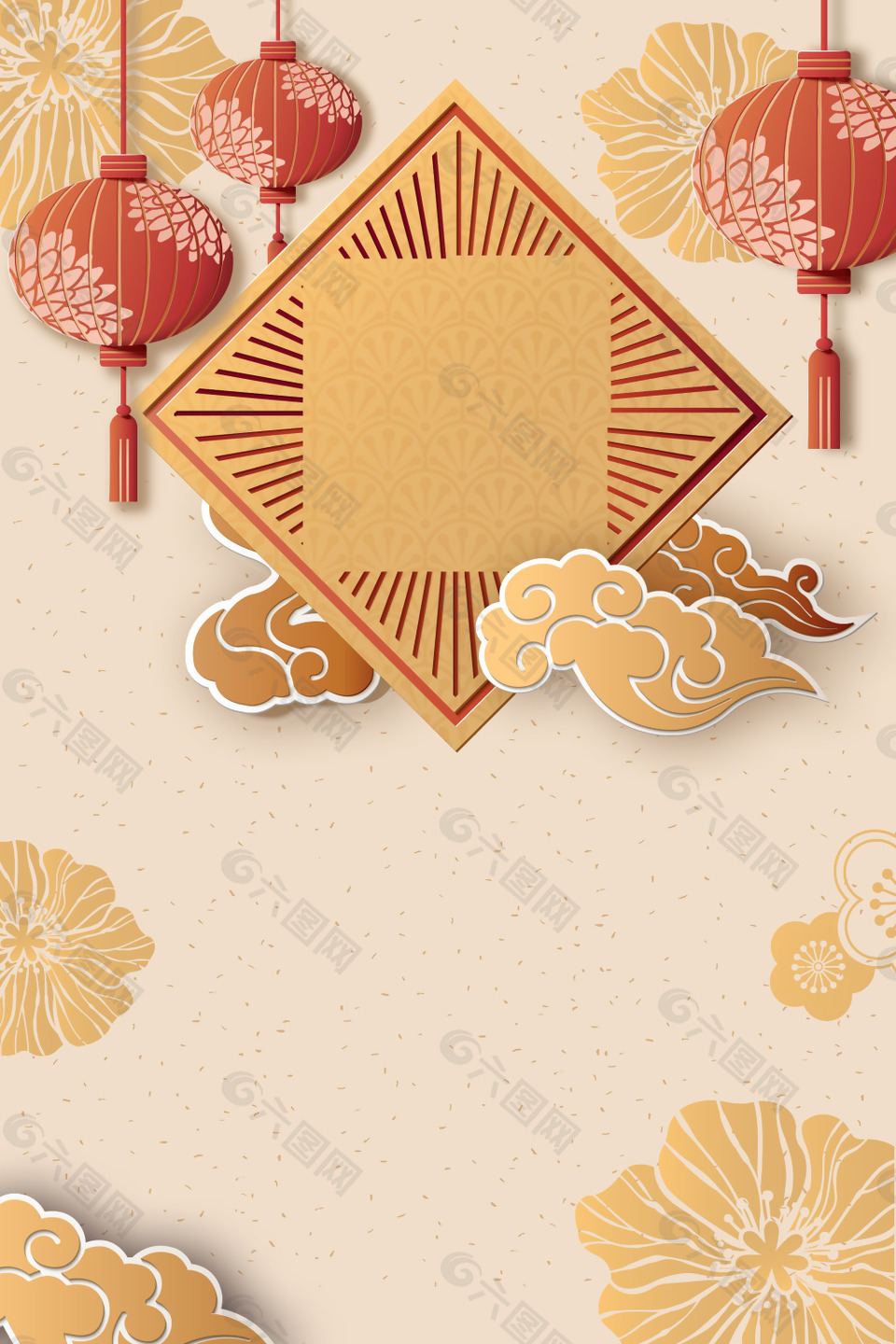 2018年狗年中國風春節(jié)新年大吉廣告