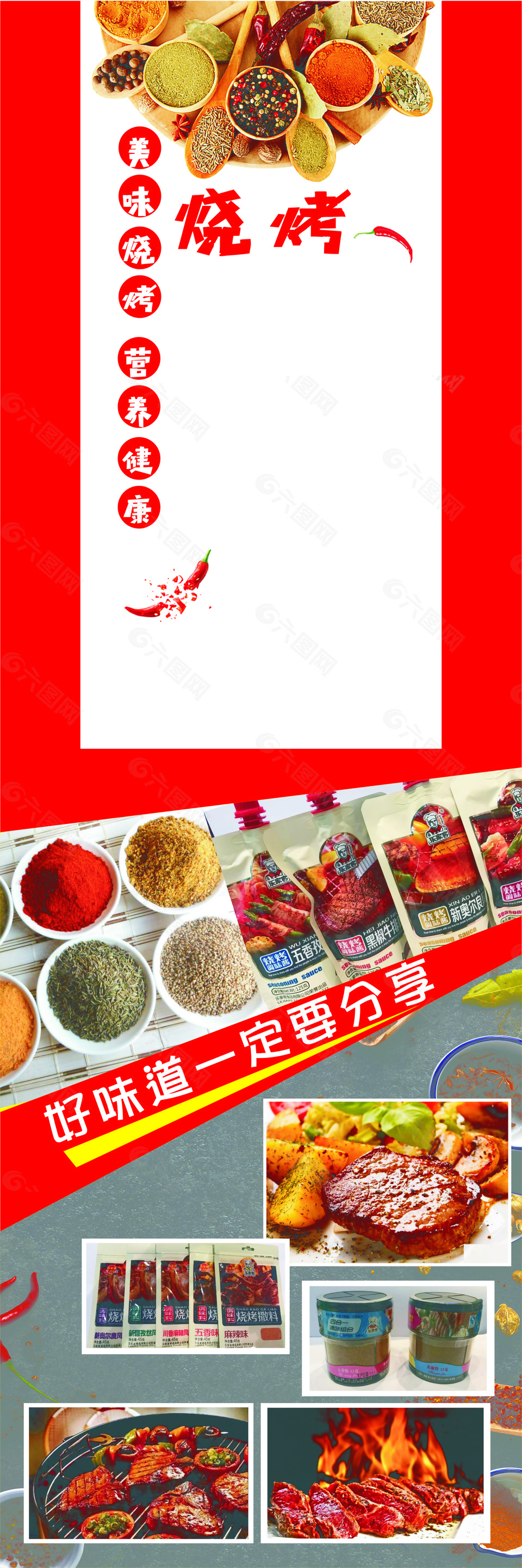 燒烤噴繪展板