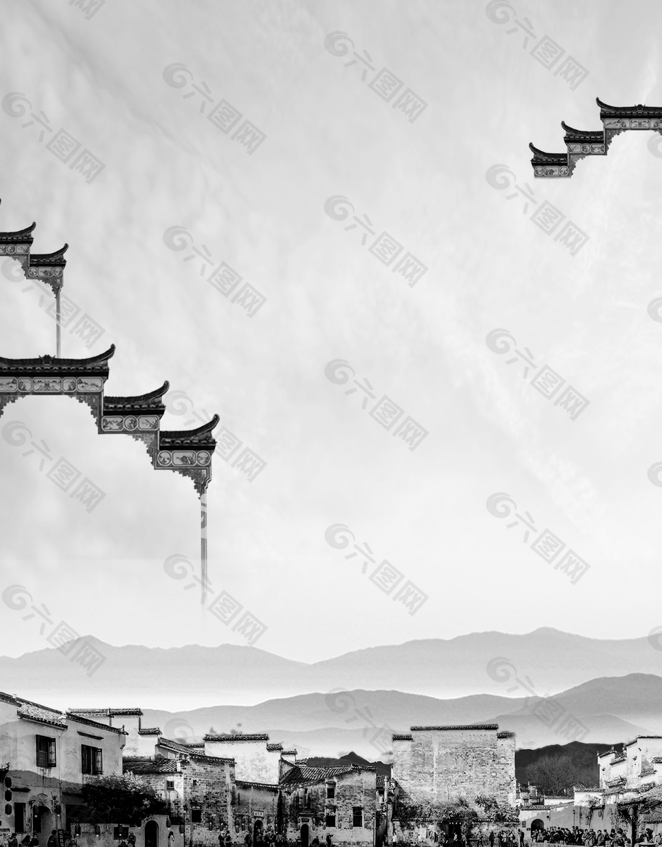 安徽系列海報背景