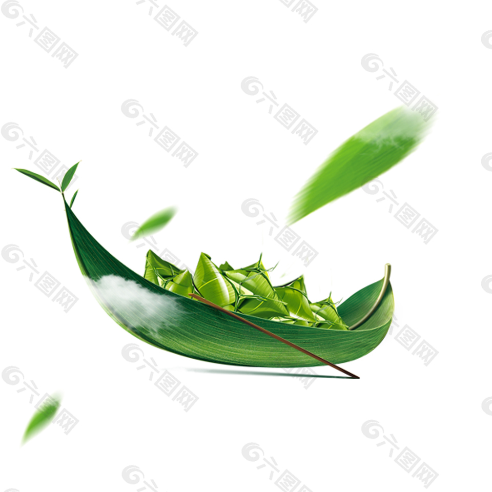 舟粽子端午節(jié)元素
