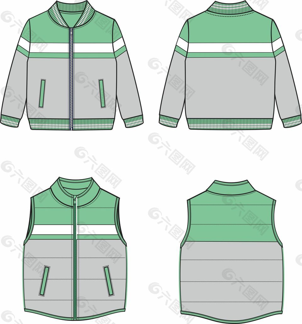 服装设计马甲外套