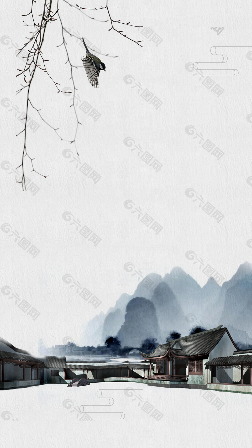 簡(jiǎn)約大氣古典背景