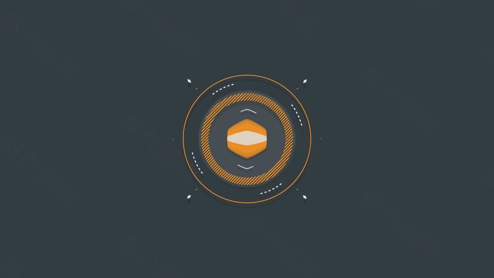 炫酷線條圖形MG動畫Logo展示