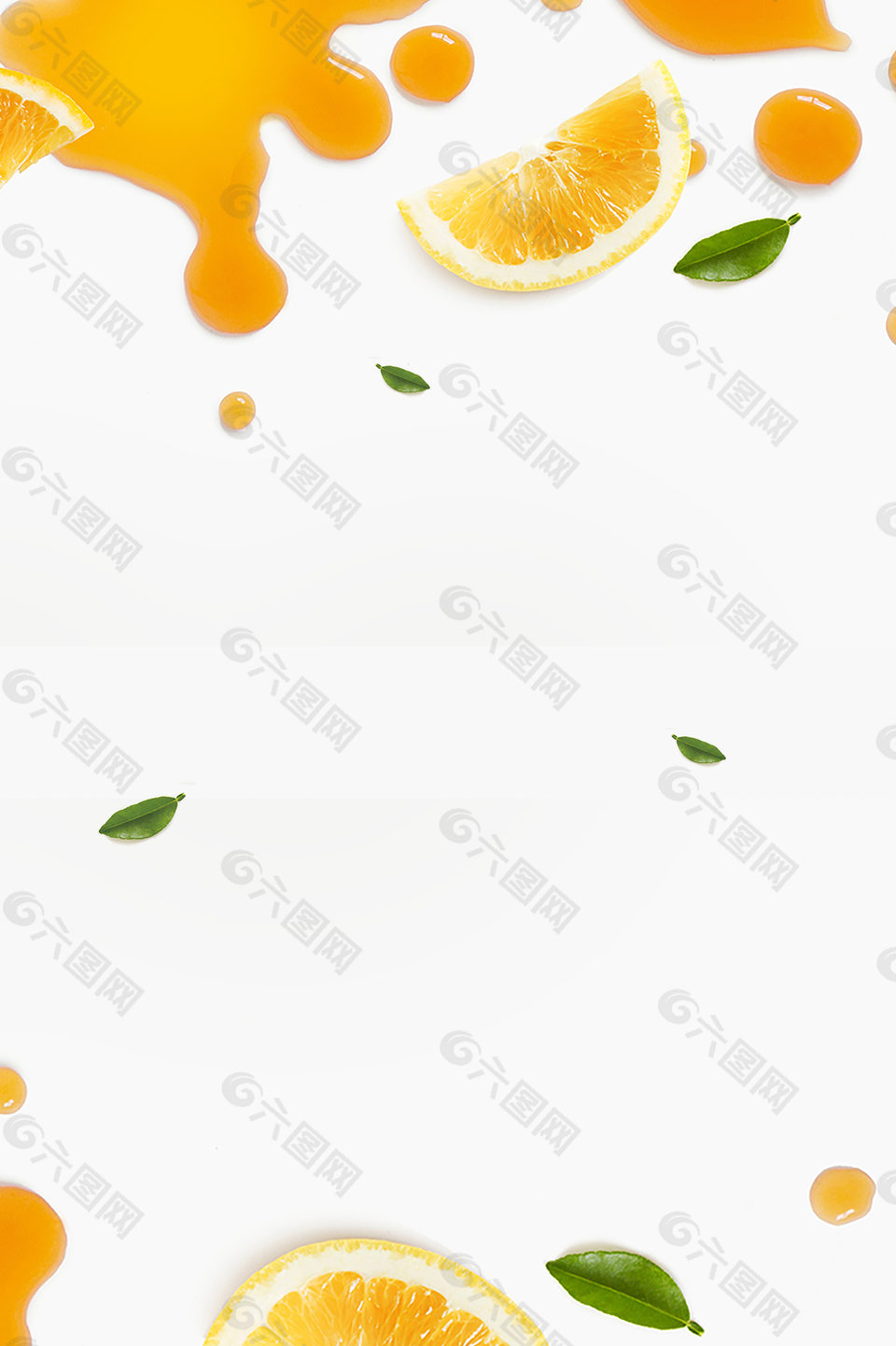 新鮮檸檬海報背景素材