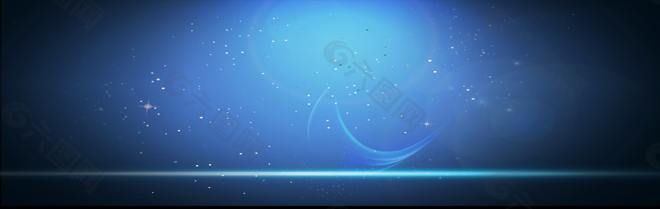 藍(lán)色星空淘寶海報(bào)背景