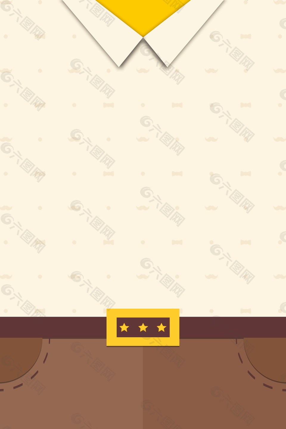 簡(jiǎn)約衣服父親節(jié)廣告背景素材