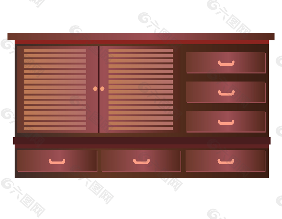 矢量簡(jiǎn)約大方手工家具