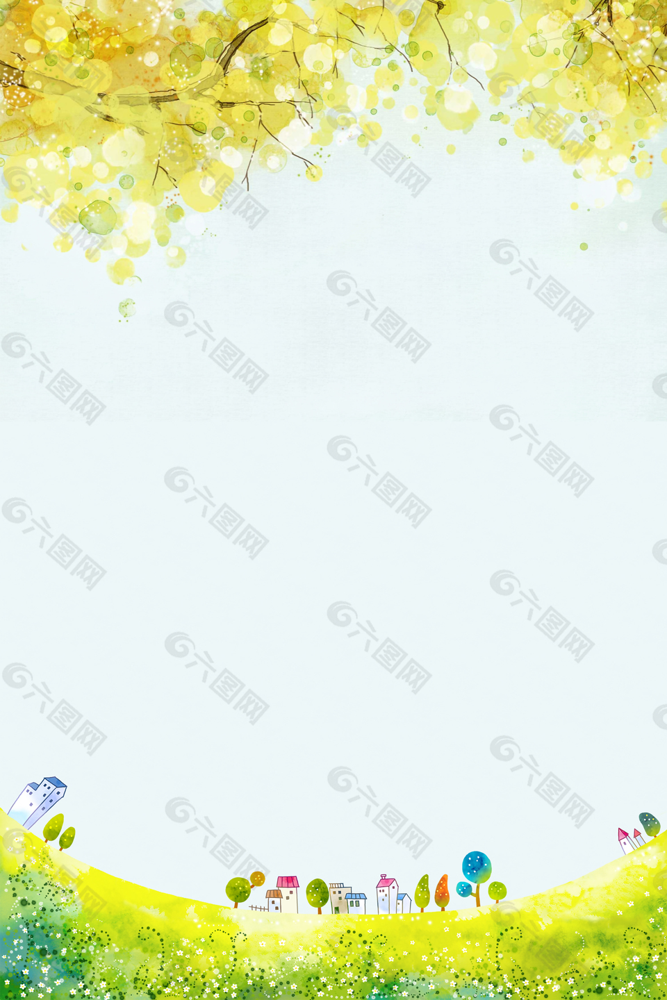手繪服裝促銷背景