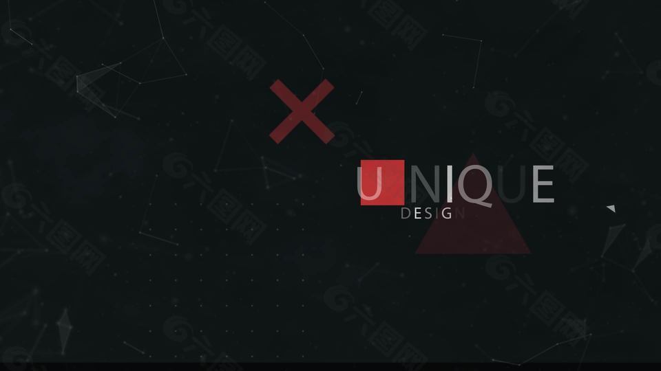 故障毛刺和反相特效的現(xiàn)代宣傳片AE模板