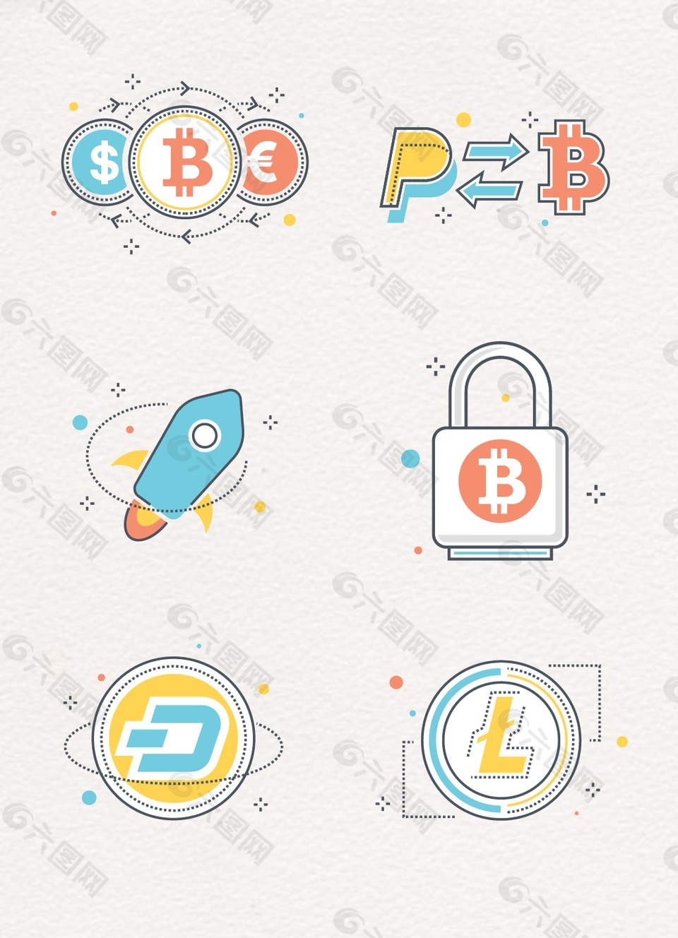 卡通金錢設計圖案