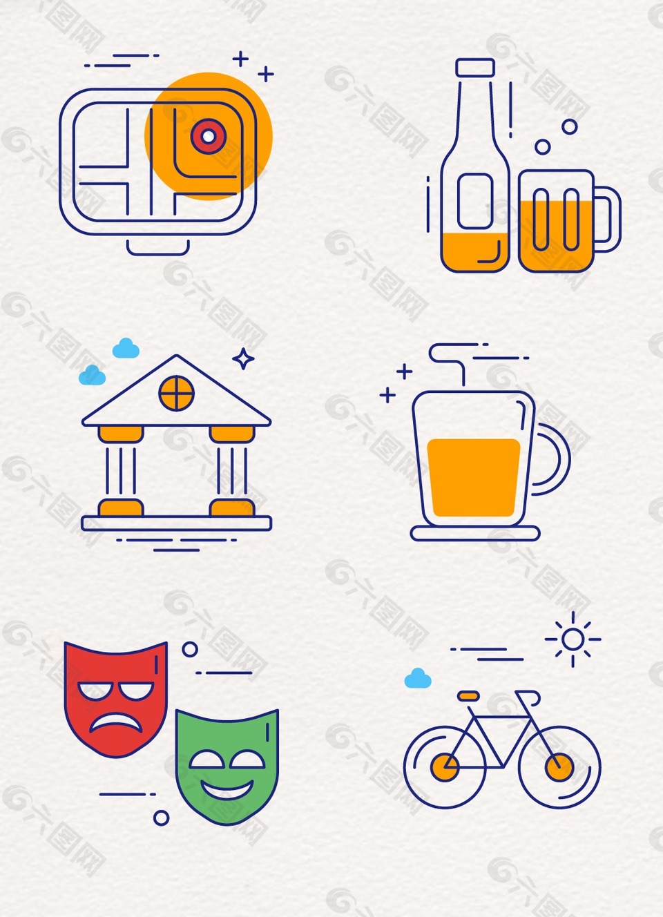 創(chuàng)意現(xiàn)代生活設(shè)計圖案