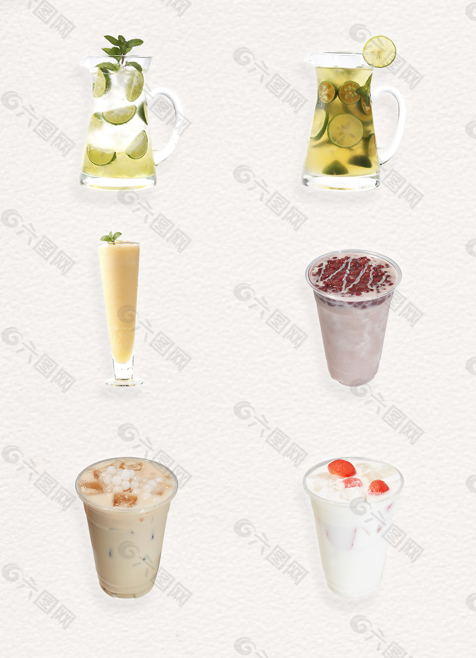 清爽夏日奶茶店飲品產(chǎn)品實(shí)物