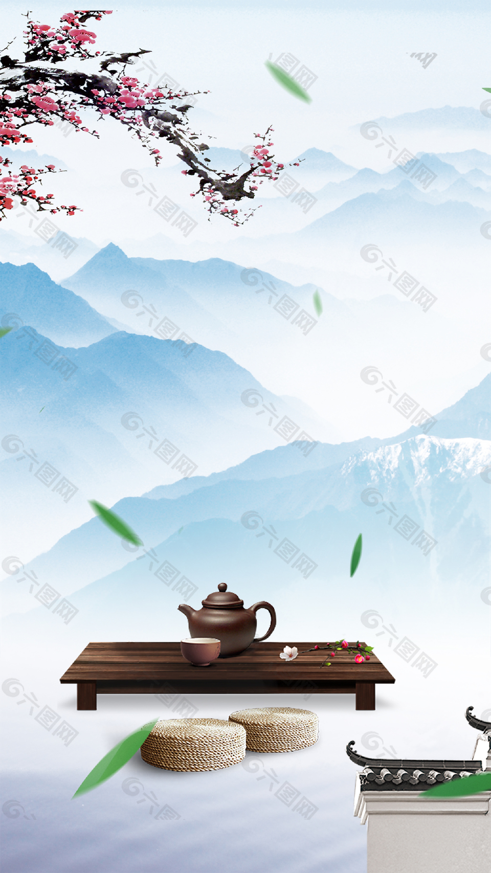 茶葉茶園傳承精神背景