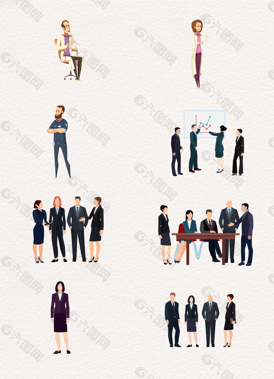 黑色衣服人物設計