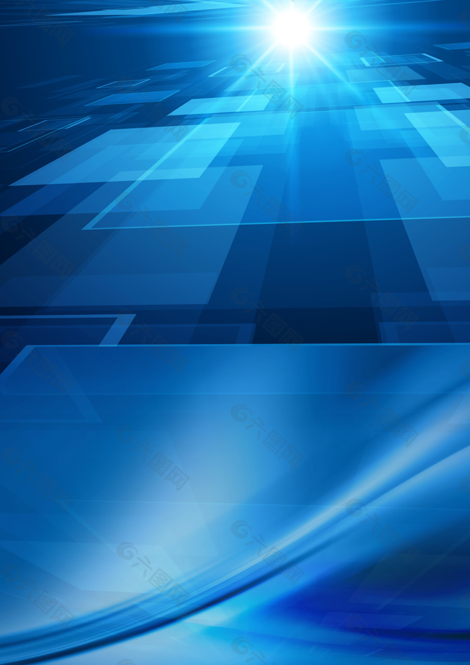 科技處理器海報(bào)背景