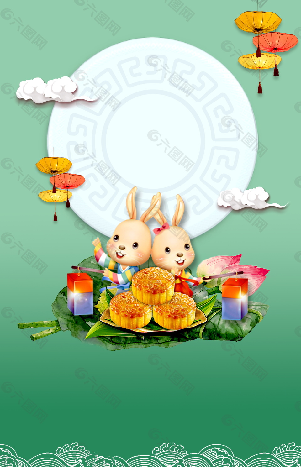 中秋節(jié)海報(bào)背景設(shè)計(jì)