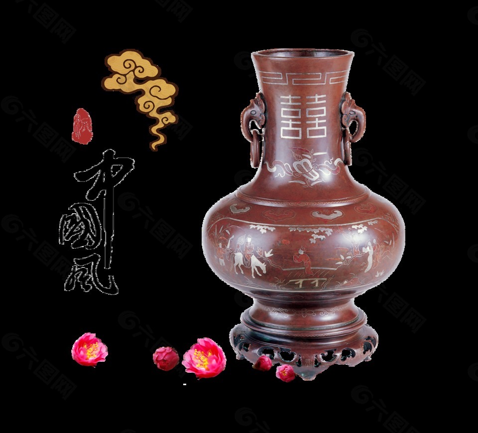 中國(guó)風(fēng)祥云豎版字體藝術(shù)字設(shè)計(jì)