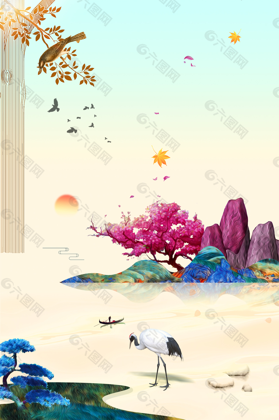 中國傳統(tǒng)二十四節(jié)氣之秋分背景